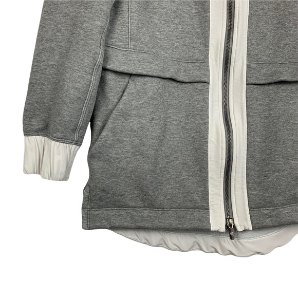 Lululemon Light as Warmth Jacket in Heathered Medium Grey / White - Picture 6 of 16